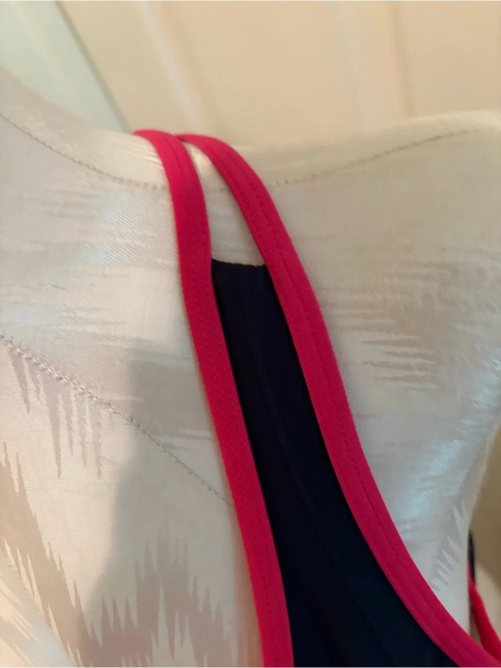 Nike Navy Sports Bra with Pink Trim L 12-14